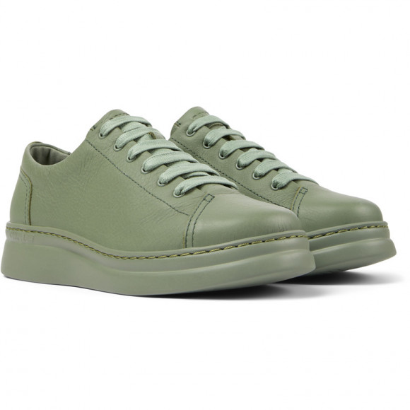 Camper Runner Up - Sneakers For Women - Green, Smooth Leather - K200508