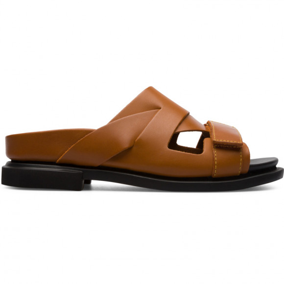 CAMPER Eda - Sandals for Women - Brown, Smooth leather - K200570