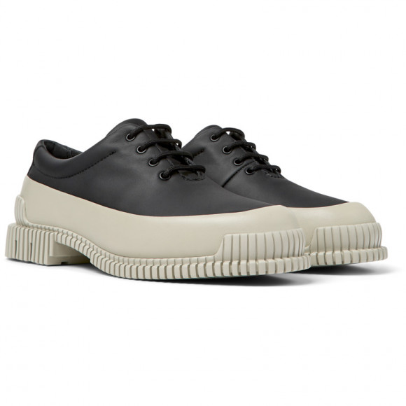 Camper Pix - Loafers For Women - Black, Grey, Smooth Leather - K200687