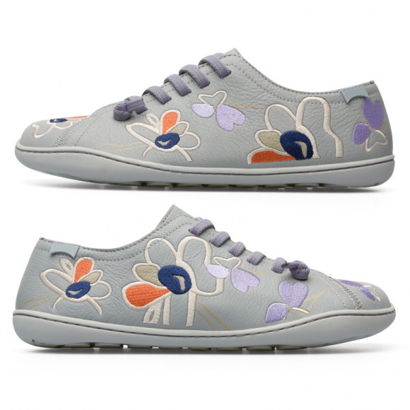 CAMPER Twins - Casual for Women - Grey, Smooth leather - K200733