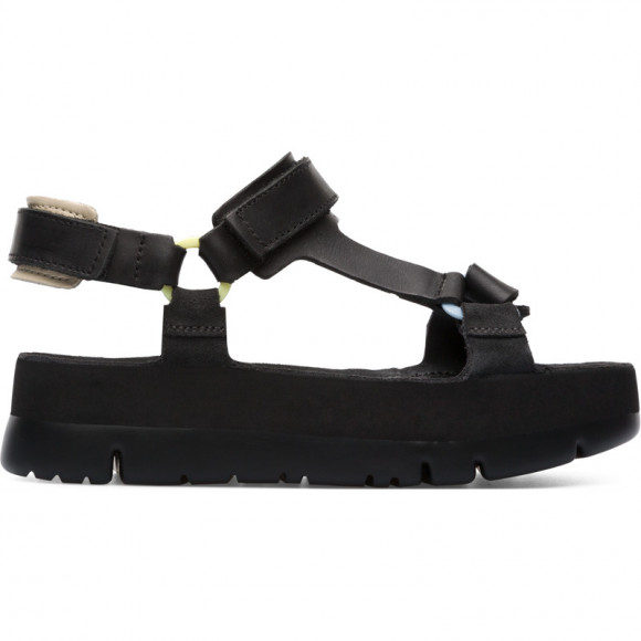 CAMPER Oruga Up - Sandals for Women - Black,Beige,Grey, Smooth leather - K200809