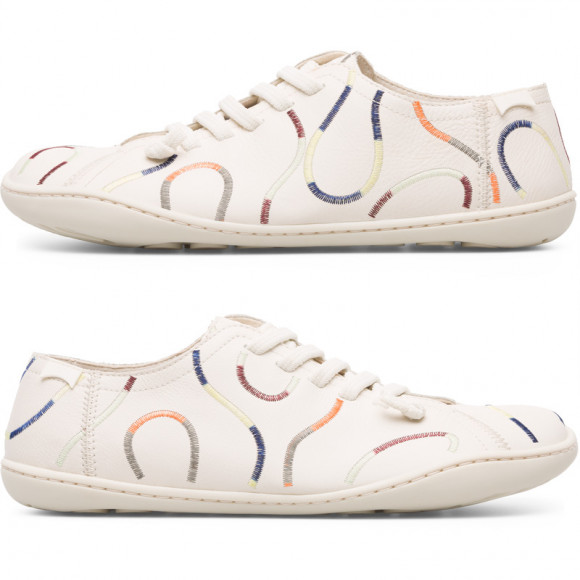 CAMPER Twins - Casual for Women - Beige, Smooth leather - K200842