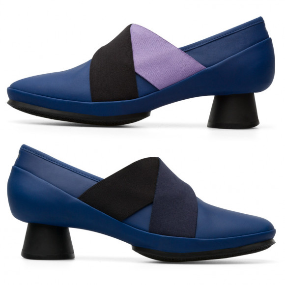 CAMPER Twins - Formal shoes for Women - Blue,Black,Purple, Smooth leather - K201014