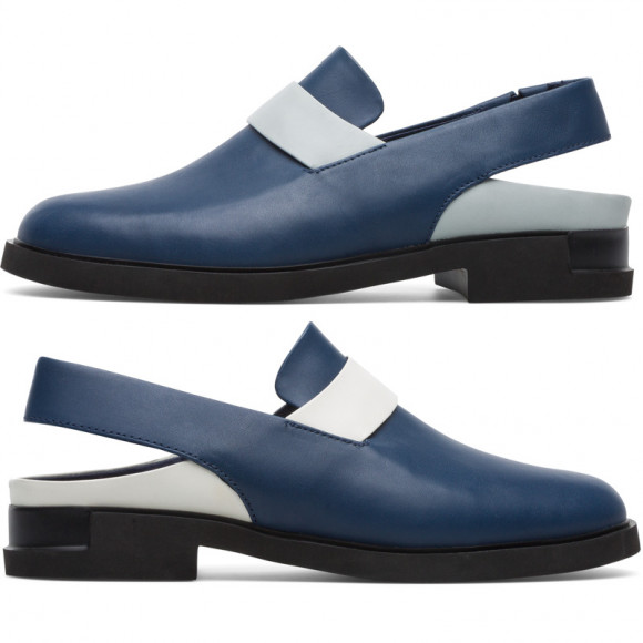 CAMPER Twins - Formal shoes for Women - Blue, Smooth leather - K201127