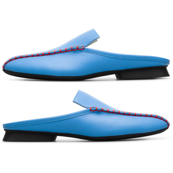 CAMPER Twins - Formal shoes for Women - Blue, Smooth leather - K201218