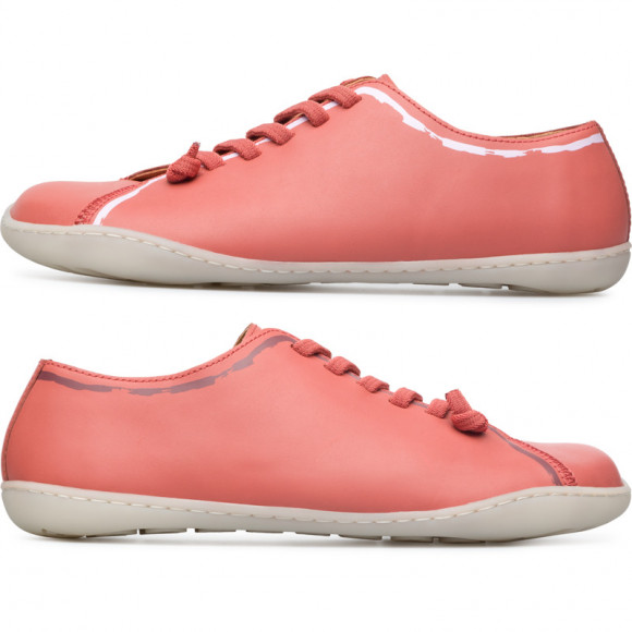 CAMPER Twins - Sneakers for Women - Red, Smooth leather - K201228