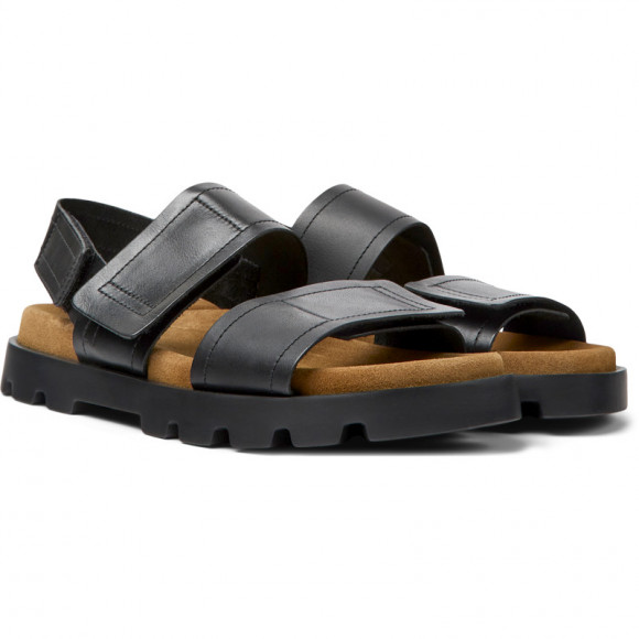 Camper Brutus Sandal - Sandals For Women - Black, Smooth Leather - K201323