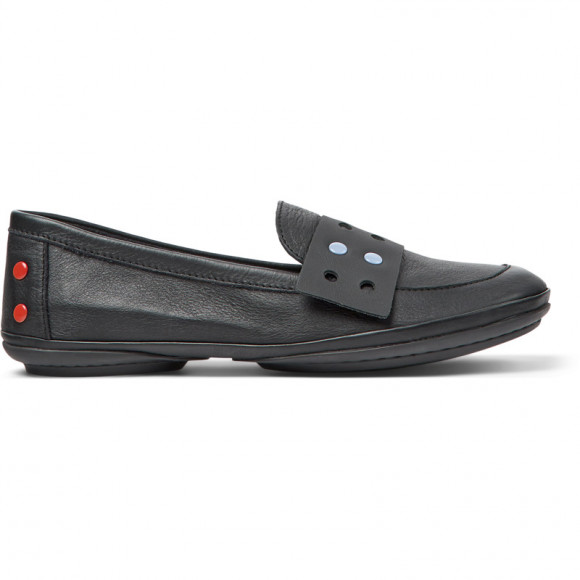 CAMPER Twins - Flat shoes for Women - Black, Smooth leather - K201366