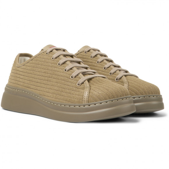Camper Runner Up - Sneakers For Women - Beige, Smooth Leather - K201457