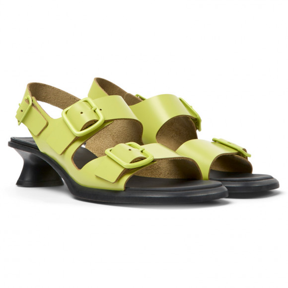 Camper Dina - Sandals For Women - Green, Smooth Leather - K201491