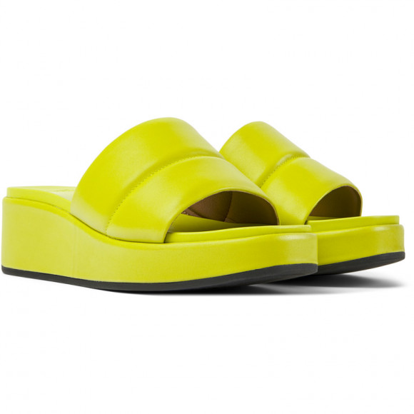 Camper Misia - Sandals For Women - Green, Smooth Leather - K201507