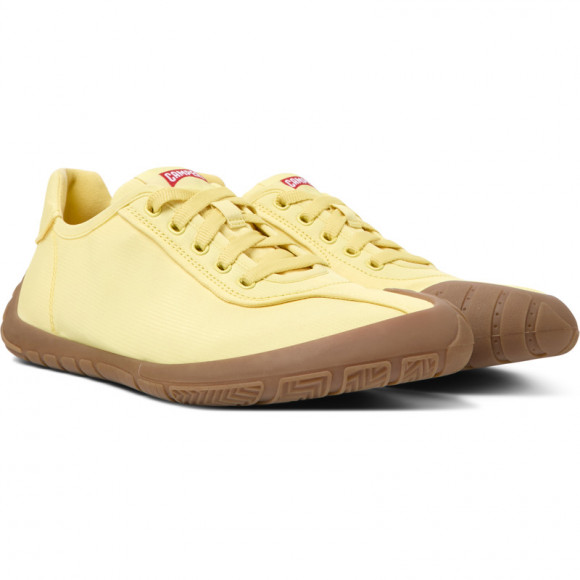 Camper Path - Sneakers For Women - Yellow, Cotton Fabric - K201542
