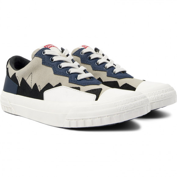 Camper Camaleon Safa - Sneakers For Women - Grey, Black, Blue, Cotton Fabric - K201559