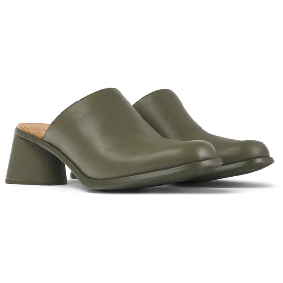 Camper Kiara - Formal Shoes For Women - Green, Smooth Leather - K201561