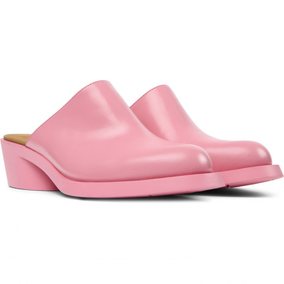 Camper Bonnie - Clogs For Women - Pink, Smooth Leather - K201575