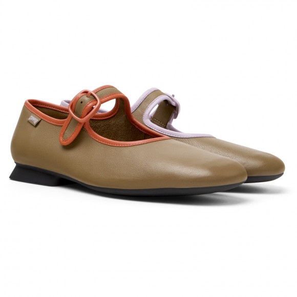 CAMPER Twins - Flat shoes for Women - Brown - K201629