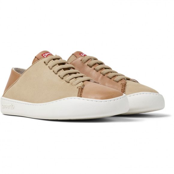 CAMPER Twins - Sneakers for Women - Nude,Beige, Smooth leather - K201670