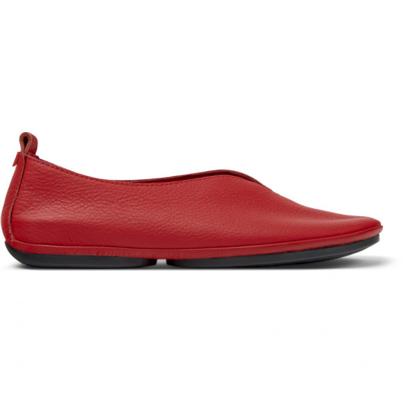 CAMPER Right Nina - Flat shoes for Women - Red, Smooth leather - K201813