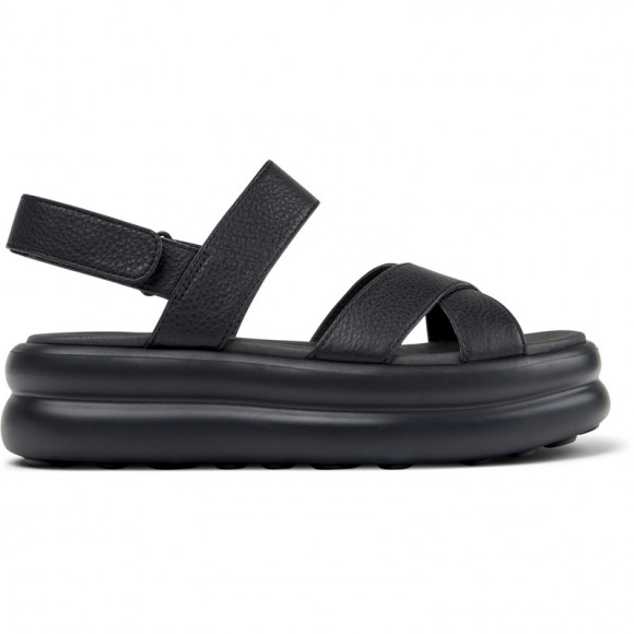 CAMPER Pelotas Flota Up - Sandals for Women - Black, Smooth leather - K201863