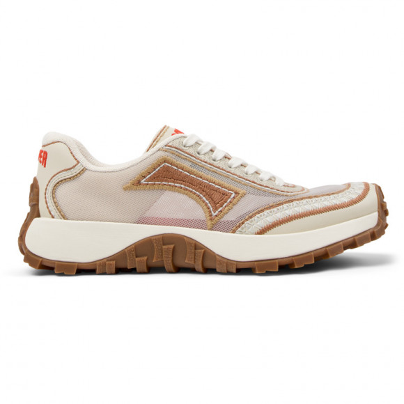 CAMPER Twins - Sneakers for Women - Beige, Cotton fabric - K201865