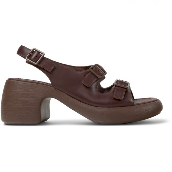 CAMPER Thelma Sandal - Sandals for Women - Brown, Smooth leather - K201874