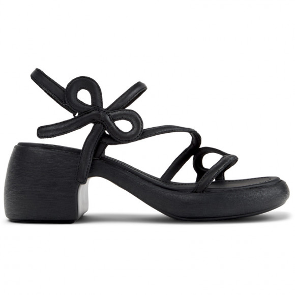 CAMPER Twins - Sandals for Women - Black, Smooth leather - K201875