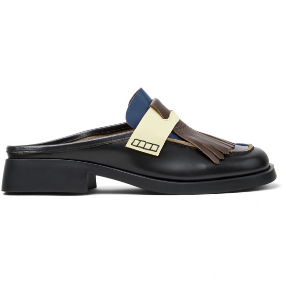 CAMPER Twins - Formal shoes for Women - Blue,Black,Yellow, Smooth leather - K201890