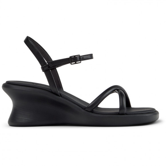 CAMPER Louise Sandal - Sandals for Women - Black, Smooth leather - K201916