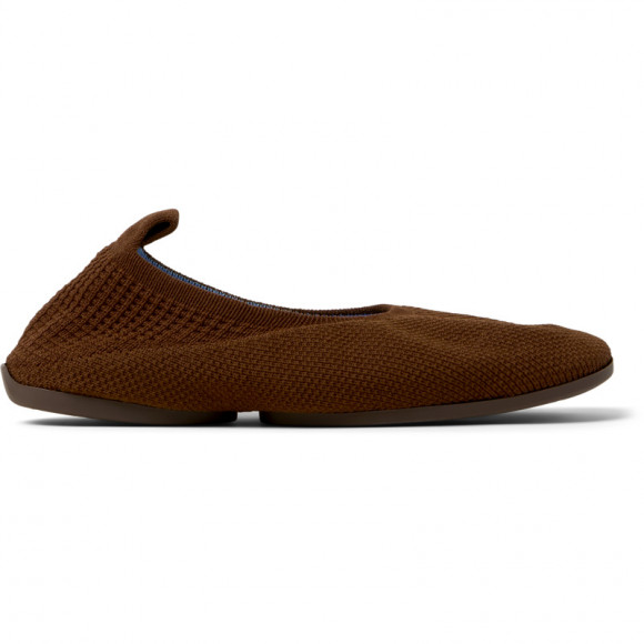 CAMPER Right Niko - Formal shoes for Women - Brown, Cotton fabric - K201945