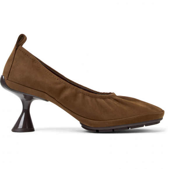 CAMPER Right Left - Formal shoes for Women - Brown, Suede - K201976