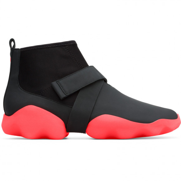 CAMPER Dub - Ankle boots for Men - Black, Smooth leather/Cotton fabric - K300072