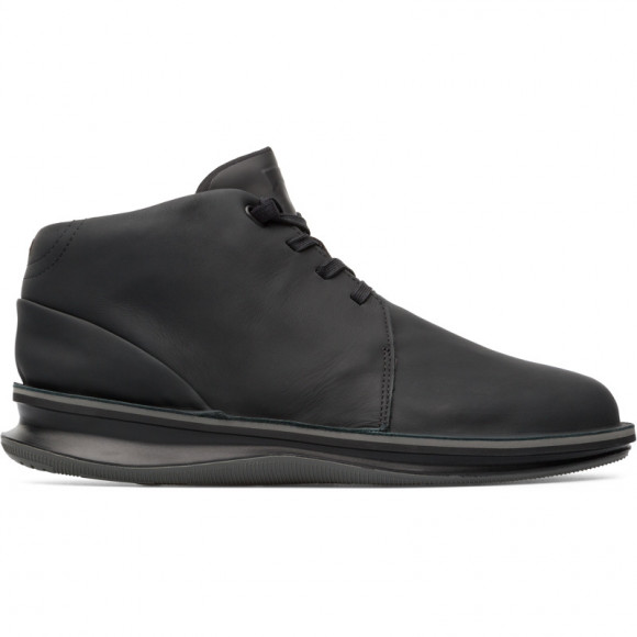 CAMPER Rolling - Ankle boots for Men - Black, Smooth leather/Cotton fabric - K300229
