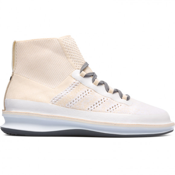 CAMPER Rolling - Ankle boots for Men - White,Beige, Cotton fabric - K300230