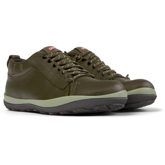 Camper Peu Pista Gore-Tex - Ankle Boots For Men - Green, Smooth Leather - K300285