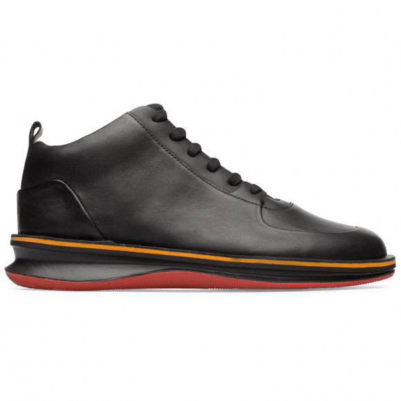 CAMPER Rolling - Ankle boots for Men - Black, Smooth leather/Cotton fabric - K300292