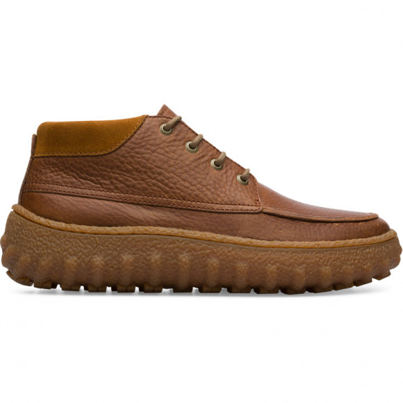 CAMPER Ground - Ankle boots for Men - Brown, Smooth leather - K300332
