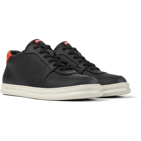 Camper Runner - Sneakers For Men - Black, Smooth Leather - K300346