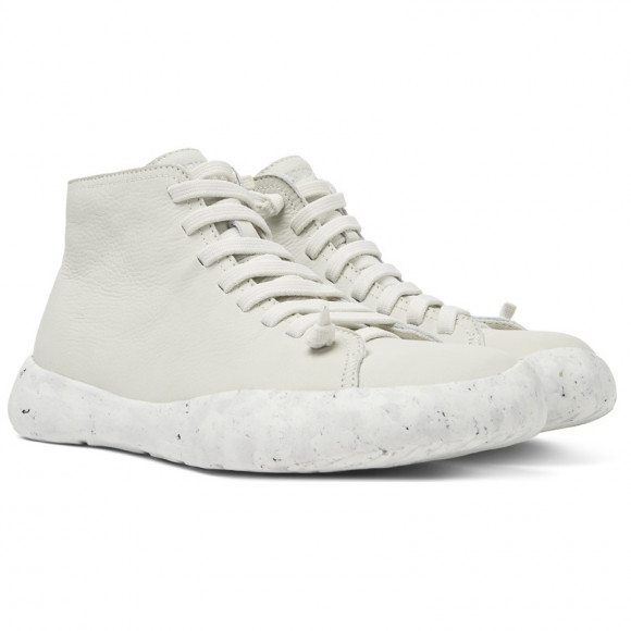 Camper Peu Stadium - Ankle Boots For Men - White, Smooth Leather - K300399