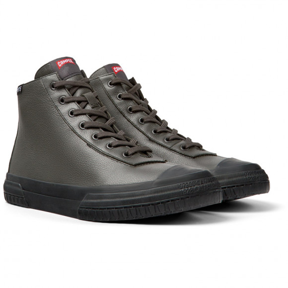 Camper Camaleon - Sneakers For Men - Grey, Smooth Leather - K300419