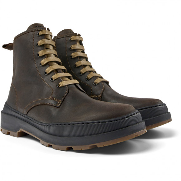 Camper Brutus Trek - Ankle Boots For Men - Brown, Suede - K300433