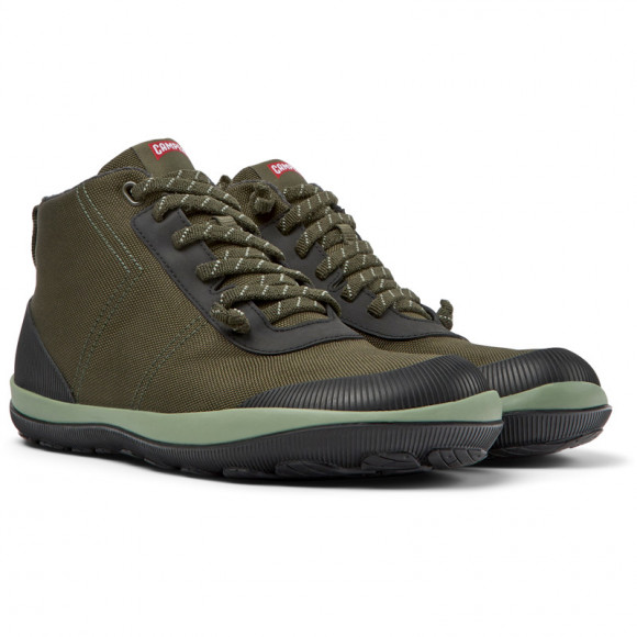 Camper Peu Pista Gore-Tex - Ankle Boots For Men - Green, Cotton Fabric - K300472