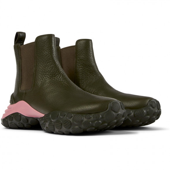 Camper Pelotas Mars - Sneakers For Men - Green, Smooth Leather - K300488