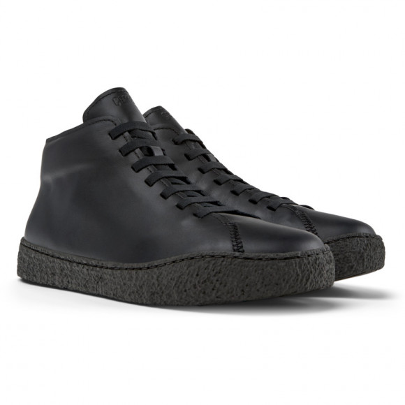 CAMPER Peu Terreno - Sneakers for Men - Black, Smooth leather - K300514