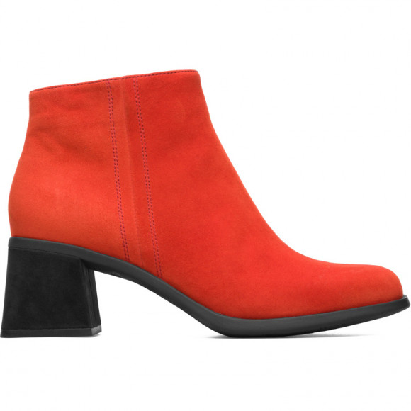 CAMPER Karolina - Ankle boots for Women - Red, Suede - K400079