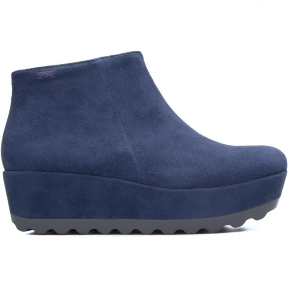 CAMPER Laika - Ankle boots for Women - Blue, Suede - K400101