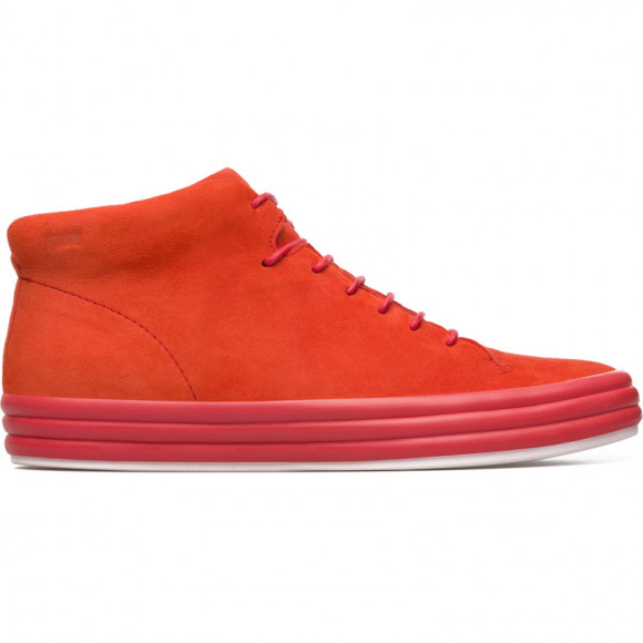 CAMPER Hoops - Ankle boots for Women - Red, Suede - K400206