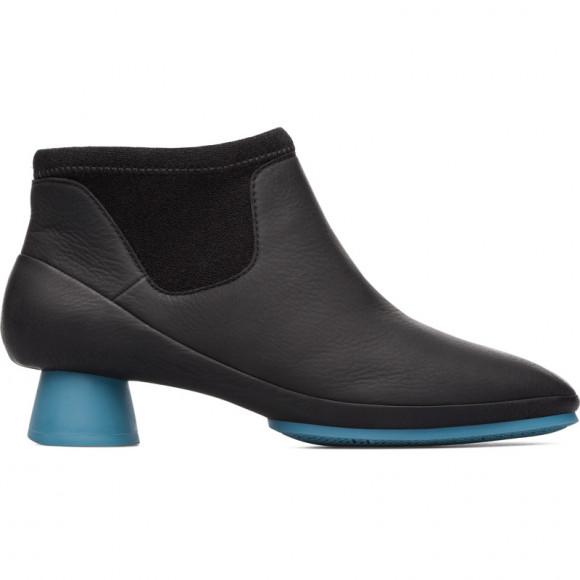 CAMPER Alright - Ankle boots for Women - Black, Smooth leather/Cotton fabric - K400218