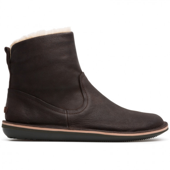 CAMPER Beetle - Ankle boots for Women - Brown, Smooth leather - K400292