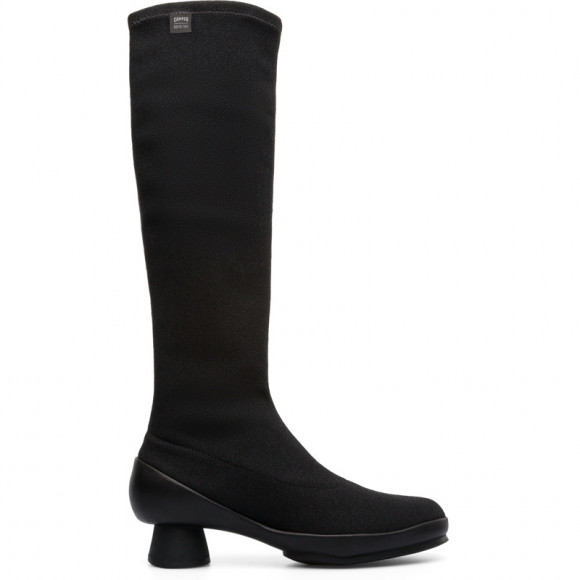 CAMPER Alright - Boots for Women - Black, Cotton fabric/Smooth leather - K400363