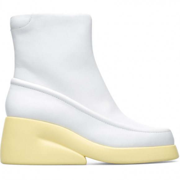CAMPER Kaah - Boots for Women - White, Smooth leather - K400384